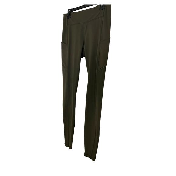 Lululemon Align High-Rise Leggings with Pockets Dark Olive Nulu Size 10 - Picture 3 of 9